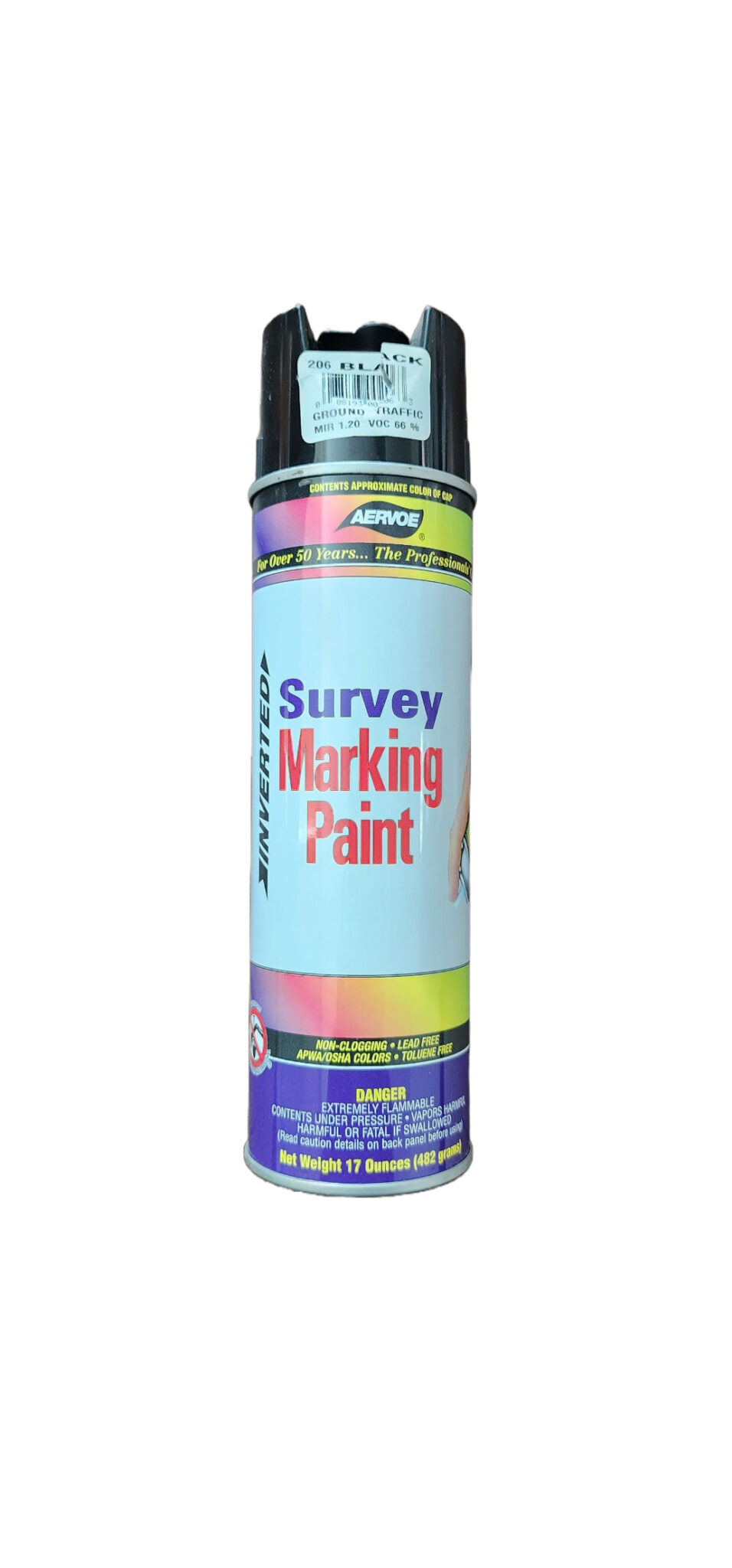 Paint, Marking Black (20oz Can) - Hixon Mfg. & Supply Co.